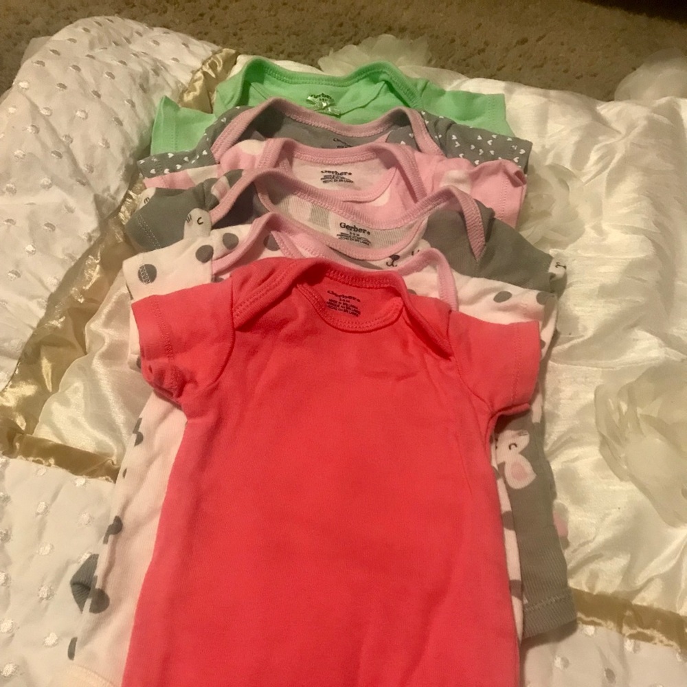Set of Gerber Onesies Just In Time For Easter